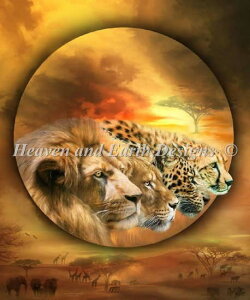 NXXeb`hJ} Heaven And Earth Designs HAED A ㋉ Carol Cavalaris Toi Spirits Of The Savannah Sʎh