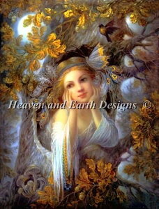 Heaven And Earth Designs �N���X�X�e�b�`�h�J�}�� HAED �A�� �㋉�� Nadia Strelkina �d���̐X Magic Forest �S�ʎh��