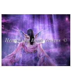 Heaven And Earth Designs クロスステッチ刺繍図案 HAED 輸入 上級者 Babette VanDenBerg 天使の祝福 Angels Blessing 全面刺し