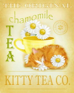 Heaven And Earth Designs NXXeb`hJ} HAED A ㋉ Melissa Dawn J~[EeB[ƔL Chamomile Tea Cat Sʎh