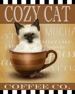 Heaven And Earth Designs NXXeb`hJ} HAED A ㋉ Melissa Dawn R[q[ƔL Coffee Cat Sʎh