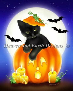 Heaven And Earth Designs �N���X�X�e�b�`�h�J�}�� HAED �A�� �㋉�� Melissa Dawn �p���v�L���E�T�v���C�Y Pumpkin Surprise �S�ʎh��