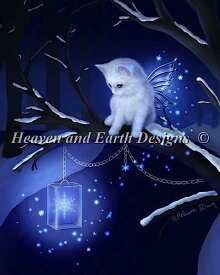 Heaven And Earth Designs クロスステッチ刺繍図案 HAED 輸入 上級者 Melissa Dawn スノーフレークの童話 Snow Flake Fairy Tail 全面刺し