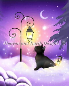 Heaven And Earth Designs �N���X�X�e�b�`�h�J�}�� HAED �A�� �㋉�� Melissa Dawn �~�̗[��� Winter Twilight �S�ʎh��