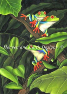 Heaven And Earth Designs �N���X�X�e�b�`�h�J�}�� HAED �㋉�� Tammara Markegard ���􂷂�^ Leap Frog �S�ʎh��