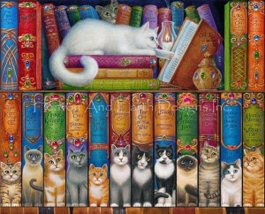 Heaven And Earth Designs NXXeb`hJ} HAED A ㋉ Randal Spangler L̖{I y Cat Shelf Three Request A Size z Sʎh