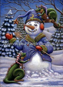 Heaven And Earth Designs NXXeb`hJ} HAED A ㋉ Randal Spangler Ⴞ܂̖@ Mini Snowman Magic Sʎh