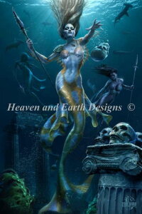 Heaven And Earth Designs �N���X�X�e�b�`�h�J�}�� HAED �㋉�� Tom Wood �l���̎�� Mermaid Hunt �S�ʎh��