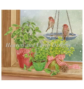 NXXeb`hJ} Heaven And Earth Designs HAED A ㋉ Jane Shasky ̉gƃn[u Herb Windowsill Sʎh