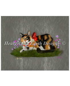 Heaven And Earth Designs �N���X�X�e�b�`�h�J�}�� HAED �A�� �㋉�� Ash Evans ���r�� Aries AE �S�ʎh��