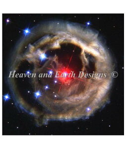 Heaven And Earth Designs �N���X�X�e�b�`�h�J�}�� HAED �A�� �㋉�� NASA Images ���̂����� Echo Of Light �S�ʎh��