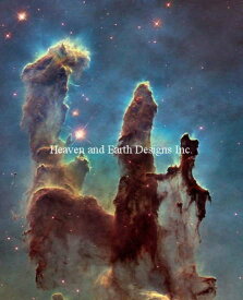 Heaven And Earth Designs クロスステッチ刺繍図案 HAED 輸入 上級者 NASA Images 創造の柱 Pillars Of Creation 全面刺し