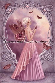 Heaven And Earth Designs クロスステッチ刺繍図案 HAED 輸入 上級者 Rachel Anderson 真珠 Pearl - Anderson 全面刺し