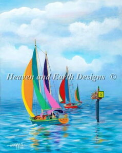 Heaven And Earth Designs �N���X�X�e�b�`�h�J�}�� HAED �A�� �㋉�� Hugh Harris �V�[�{�[�h Sea Board �S�ʎh��