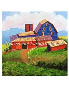 Heaven And Earth Designs �N���X�X�e�b�`�h�J�}�� HAED �A�� �㋉�� Hugh Harris �[�� The Barn �S�ʎh��