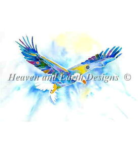 Heaven And Earth Designs �N���X�X�e�b�`�h�J�}�� HAED �A�� �㋉�� Jo Lynch �h�̔��� Eagles Flight
