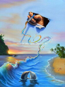 HAED �N���X�X�e�b�`�h�J�}�� Heaven And Earth Designs �A�� �㋉�� Jim Warren ��Ƃ̍�i Artist At Work �S�ʎh��