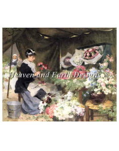 Victor GilbertirN^[EKuGEMo[gj  yA Flower Seller Making Her Bouquetsz HAED NXXeb`イ|} Heaven And Earth Designs A ㋉