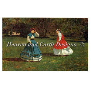 Winslow Homer EBX[Ez[}[  yA Game of Croquetz HAED NXXeb`hJ} Heaven And Earth Designs A ㋉ NPbg Sʎh