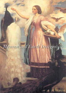 Frederic LeightonitfbNECgj  yGirl Feeding Peacocksz NXXeb`hイ`[g HAED } Heaven And Earth Designs p G