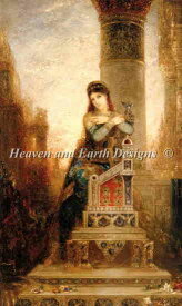 Gustave Moreau（ギュスターヴ・モロー）デズデモーナ Desdemone 名画 クロスステッチ刺繍図案 HAED Heaven And Earth Designs 上級者 全面刺し