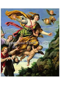 Domenico ZampieriihjL[m/hjREUsG[j  yDomenichino-The Assumption of Mary Magdalene into Heavenz NXXeb`hイ`[g HAED } Heaven And Earth Designs p G