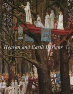 Henri Paul Motte�i�A�����E�|�[���E���b�g�j ���� �y���h���M��؂�h���C�h�m-Druids Cutting The Mistletoe-�z�N���X�X�e�b�`�h�J�}�� Heaven And Earth Designs �`���[�g HAED