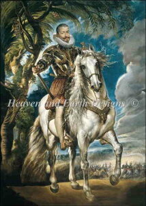 Peter Paul Rubens �s�[�e���E�p�E���E���[�x���X ���� �yDuke Of Lerma-�����}���݂̋R�n��-�z �N���X�X�e�b�`�h�J�}�� HAED Heaven And Earth Designs �㋉�� �S�ʎh�� �`���[�g
