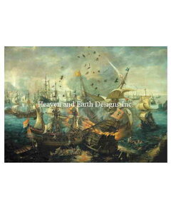 Cornelis Claesz van WieringeniRlXEN[XEt@EEB[Qj  yExplosion Of The Spanish Flagship-Wu^̊CɂXyC̊͂̔-z HAED NXXeb`h