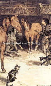 Arthur Rackham A[T[EbJ  NXXeb`hイ`[g HAED } yGulliver Visiting With The Houyhnhnmsz Heaven And Earth Designs