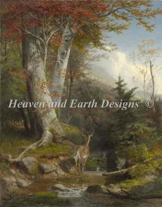 William Holbrook BeardiEBAEzubNErA[hj  yMountain Stream and Deerz HAED NXXeb`hイ } Heaven And Earth Designs A `[g p G