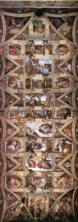 楽天市場 Michelangelo Di Lodovico Buonarroti Simoni ミケランジェロ ディ ロドヴィーコ ブオナローティ シモーニ 名画 システィーナ礼拝堂天井画 Sistine Chapel 美術 絵画 芸術作品 Haed クロスステッチ刺しゅう 図案 Heaven And Earth Designs 輸入