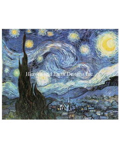 HAED NXXeb`hJ} Heaven And Earth Designs A  Supersized A Starry Starry Night ㋉ Sʎh nCx