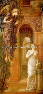 Edward Burne-JonesiGh[hEo[W[Yj  yThe Annunciation EBJz HAED NXXeb`hイ } Heaven And Earth Designs A `[g p G