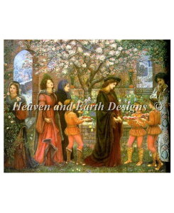 Marie Spartali Stillmani}[EXp^EXeB}j  yThe Enchanted Garden of Messer Ansaldo-bT[ATh̖f̒-z NXXeb`hイ`[g HAED } Heaven And Earth Designs