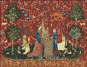 HAED NXXeb`hJ} Heaven And Earth Designs A MwlƃjR[/o The Lady and the Unicorn - Hearing ㋉ Sʎh