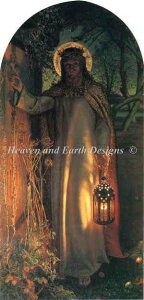 William Morris Hunt�i�E�B���A���E�����X�E�n���g�j ���� �y���̌�-The Light Of The World-�z HAED �N���X�X�e�b�`�h�J�}�� Heaven And Earth Designs �㋉�� �S�ʎh��