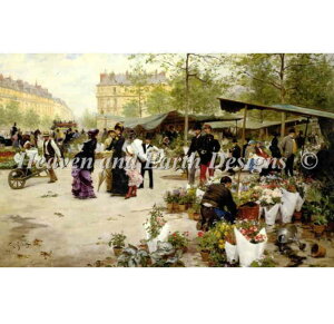 Victor Gilbert�i�r�N�^�[�E�K�u���G���E�W���x�[���j ���� �yThe Lower Market Paris�z Heaven And Earth Designs HAED �N���X�X�e�b�`�h�J�}�� �㋉�� �S�ʎh��