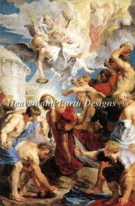 Peter Paul Rubens�i�s�[�e���E�p�E���E���[�x���X�j ���� �y���X�e�t�@���̏}��-The Martyrdom of St Stephen-�zHeaven And Earth Designs �N���X�X�e�b�`�h�J�}�� HAED �㋉�� �S�ʎh��