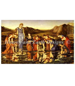 Gh[hEo[W[YiEdward Burne-Jonesj  yr[iX̋-The Mirror of Venus-z Heaven And Earth Designs NXXeb`hJ} HAED A ㋉ Sʎh