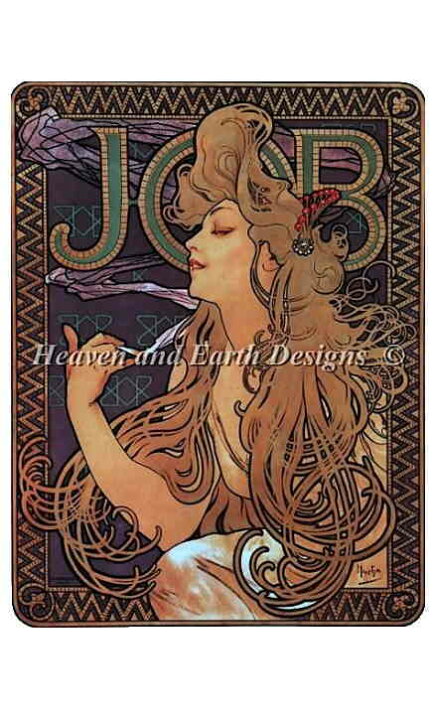 楽天市場 Alfons Maria Mucha アルフォンス マリア ミュシャ 名画 Job 美術 絵画 芸術作品 Haed クロスステッチ刺しゅう 図案 Heaven And Earth Designs 輸入 チャート クロスステッチ手芸雑貨シーボンヌ
