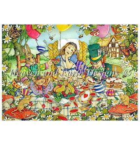 イ} NXXeb` HAED Heaven And Earth Designs A Linda Ravenscroft svc̍̃AX }bhEeB[p[eB Mad Tea Party ㋉ Sʎh