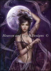 クロスステッチ刺繍 図案 HAED Heaven And Earth Designs 輸入 Cris Ortega アメジスト Amethyst 全面刺し 上級者