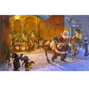 hイNXXeb`} HAED NX}XCu Heaven And Earth Designs A Scott Gustafson ㋉ Christmas Eve And Raring To Go Sʎh