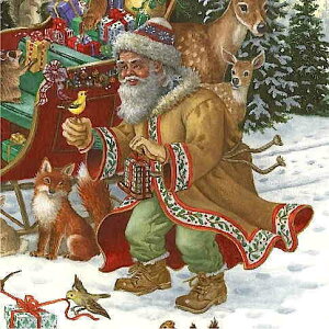 イNXXeb`} HAED X̃T^ Heaven And Earth Designs A Sanderson Ruth ㋉ QS Woodland Santa Sʎh