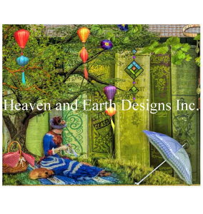 �����イ�N���X�X�e�b�`�}�� HAED �h�J�̎��ԂƖ{�̓��� Heaven And Earth Designs Aimee Stewart �㋉�� QS A Stitch In Time Book Arbor �S�ʎh��