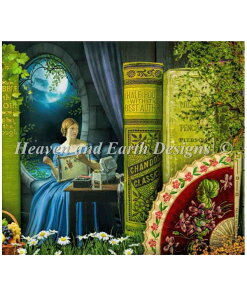 イNXXeb`} HAED ƎhJ̎ Heaven And Earth Designs A Aimee Stewart ㋉ QS A Stitch In Time By Moonlight Sʎh