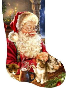 イNXXeb`} HAED qLƃT^̃NX}Xu[c Heaven And Earth Designs A Dona Gelsinger ㋉ Stocking Kitten Christmas Sʎh