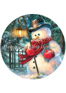 イNXXeb`} HAED fGȃNX}XƐႾ Heaven And Earth Designs A Dona Gelsinger ㋉ Ornament The Enchanted Christmas Snowman Sʎh