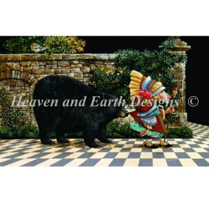 �����イ�N���X�X�e�b�`�`���[�g HAED ���[�����X�𑕂��� Heaven And Earth Designs James C Christensen �}�� Lawrence Pretended �S�ʎh�� �㋉��
